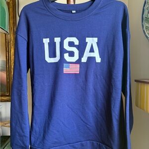 Amazon Navy Blue USA Sweatshirt